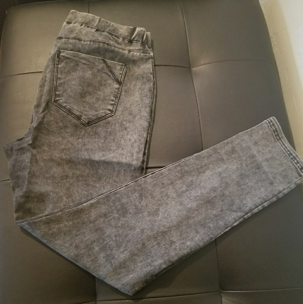 Acid Wash Jean Jeggings